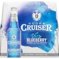 Vodka Cruiser Bottle  275ml BLUEBERRY