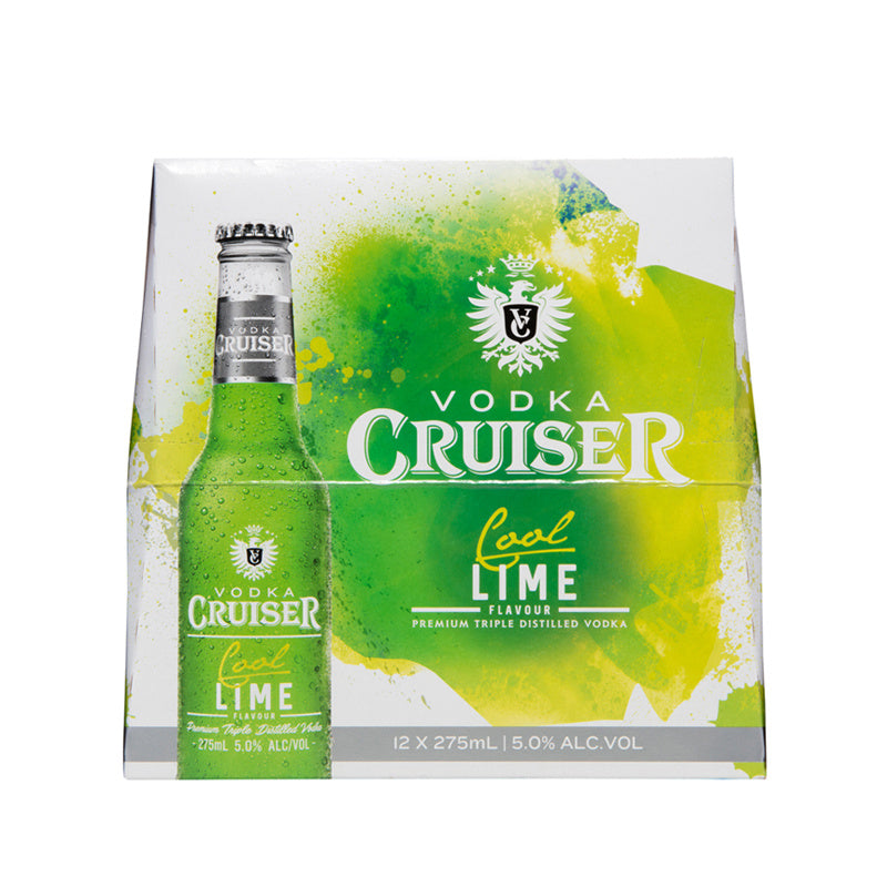 Vodka Cruiser Bottle 275ml LIME